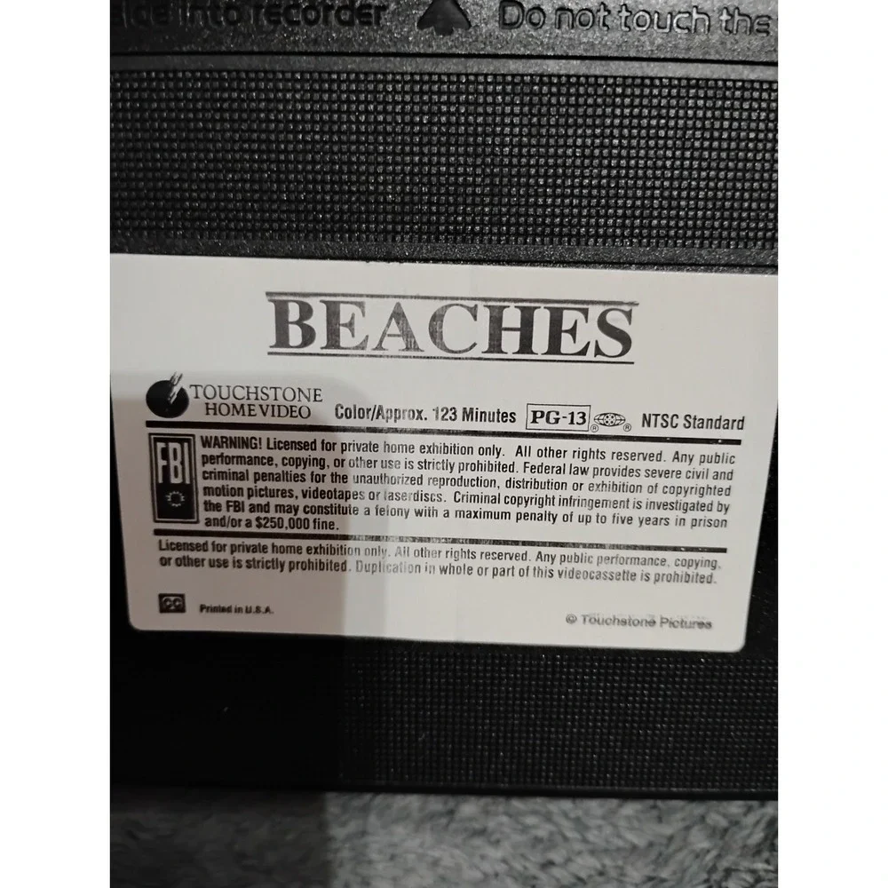 Bette Midler Beaches VHS